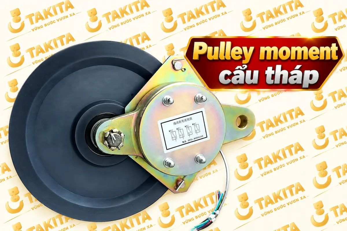 Pulley moment giới hạn mô men cẩu tháp